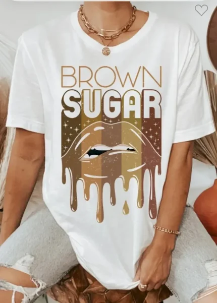 Women Fashion Casual Plus Size Printed Round Neck T-Shirt - Image 3