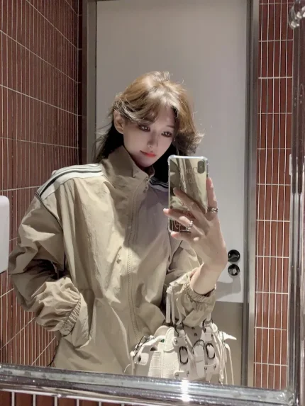 Summer Fashionable Casual Loose Long-Sleeved Sunscreen Women Jacket - Image 8